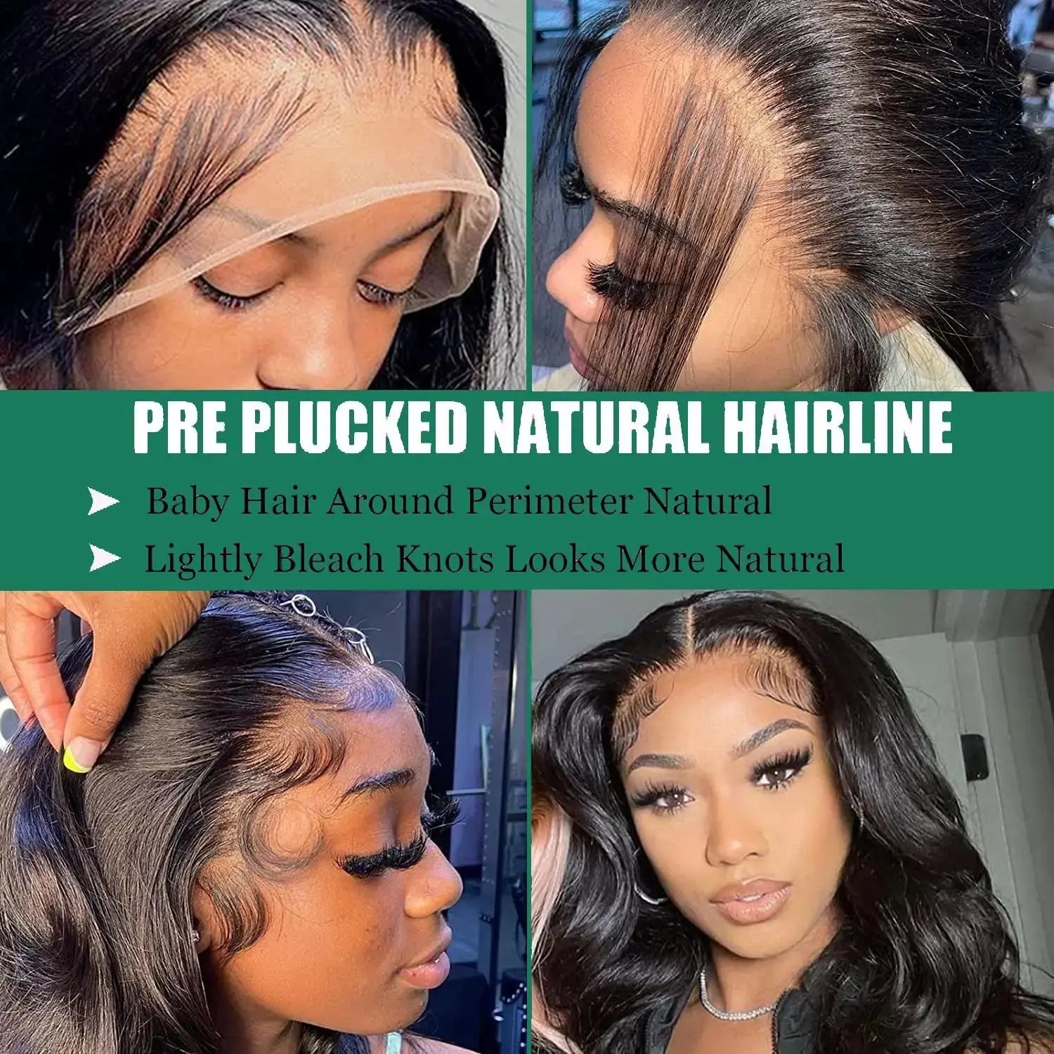 Bob Wig Human Hair 13x4 Frontal Lace Wig Body Wave HD Lace Front Wigs Human Hair Pre Plucked 99J,4/27 and natural Wigs for Women BareGlow