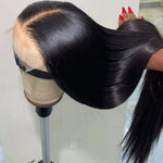 Straight Lace Front Wigs Human Hair 250% Density 13x4 Full Frontal Transparent HD Lace Wig Glueless Wigs 13x6 Lace Frontal Wigs BareGlow