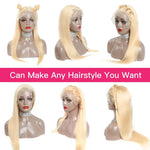 613 Honey Blonde 13x4 Lace Front Human Hair Wigs For Black Women Pre Plucked 13x6 360 Frontal Remy Brazilian Straight Wig 46inch BareGlow