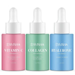 Skin Care Set Facial Serum Collagen Hyaluronic Acid Vitamin Anti-aging Wrinkle Whitening Moisturizing Remove Acne Face Essence BareGlow