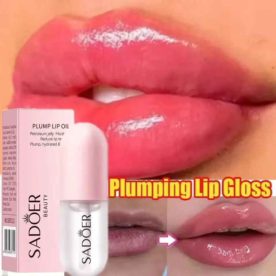 Lip Plumping Essential Oil Instant Sexy Lip Care Nourishing Antiwrinkle Moisturising Ultimate Plumping Lip Gloss Serum Cosmetics BareGlow