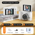 Digital Camera,Autofocus 4K Vlogging Camera for Photography 48MP Portable Compact Point and Shoot Digital Camera for Teens Adult BareGlow