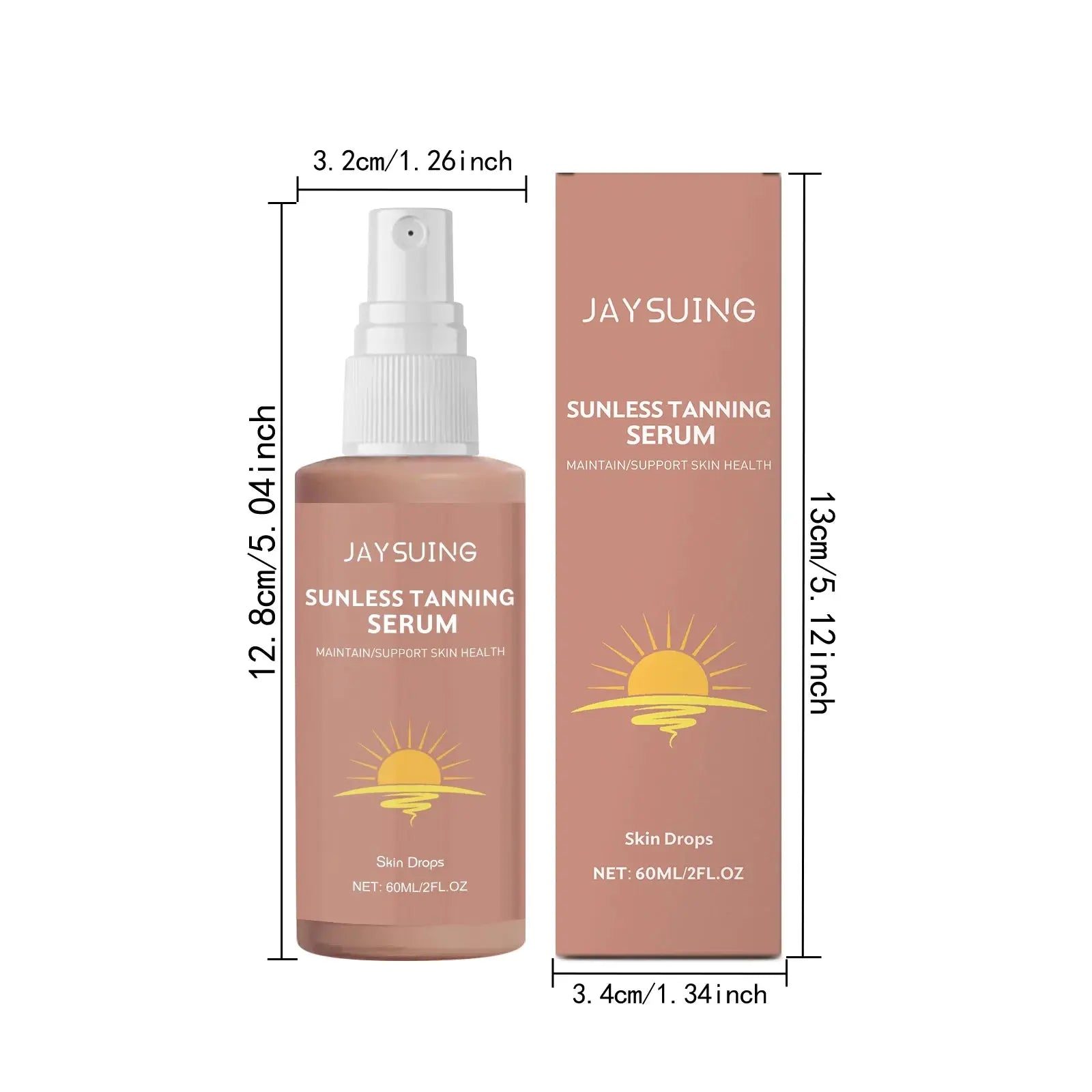 Herbal Self Tanning Essence Spray Sunless Tanning Enhance Skin Melanin Liquid Bronzer Natural Tanner For Body Face Nourishing BareGlow