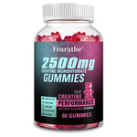 Creatine Monohydrate Gummies - Boost Energy, Build Muscle Mass, and Improve Athletic Performance, Supports Mood Health BareGlow