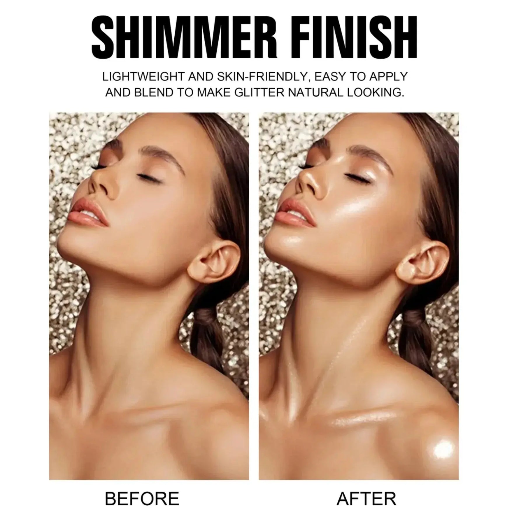5 Color Body Highlight Powder Spray Brightening Sparkling Glitter Clothes Face Hair Makeup Highlighter Spray BareGlow