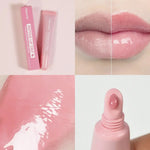 Lakerain 10ml Lip Balm Gel Texture Long Lasting Moisturizing Restore Replenish Non-Sticky Fragrance-Free Tinted Lip Serum Makeup BareGlow