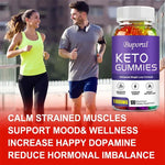 Keto Gummies 1000MG - Burn Fat, Promote Metabolism, and Increase Vitality, Relieves Bloating, Helps Detoxification and Cleansing BareGlow