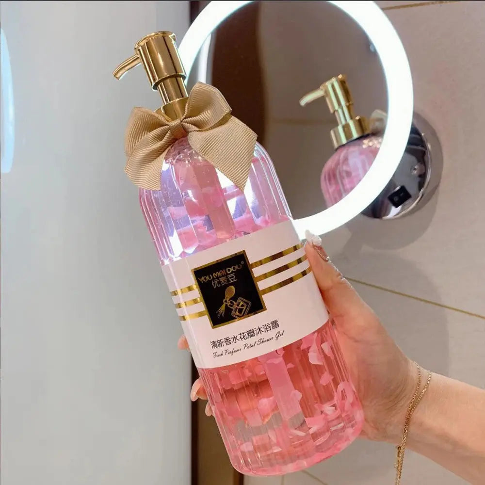 Anti Hair Breakage Keratin Softening Shampoo Fluffy Hair Conditioner Moisturizing Hair Mask Hair Care Set Perfume Shower Gel BareGlow