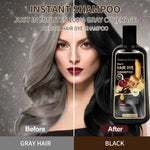 Water Ice Levin Black Hair Dye Shampoo 4-in-1 Mild Natural Herbal Ingredients 15 Minutes Fast Coloring Moisturizing Care 100ml BareGlow