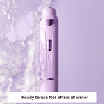 2in1 Electric Razor for Women Painless Hair Removal Rechargeable Body Trimmer Underarm Mustache Epilator Shaver BareGlow