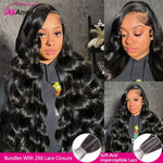 Brazilian Remy Wave Human Hair Bundles with Closure – 4x4, 5x5, 2x6 HD Lace BareGlow