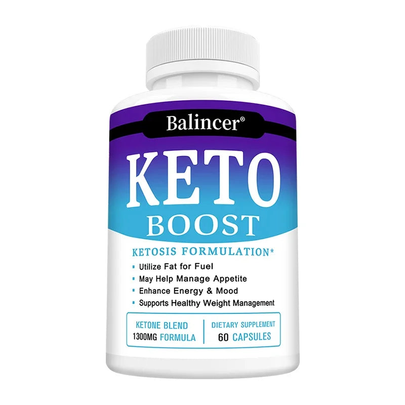 Weight Loss Organic Keto Detox Capsules Flat Belly Deep Cleansing Provides Energy Fat Burning Appetite Suppressant Supplements BareGlow