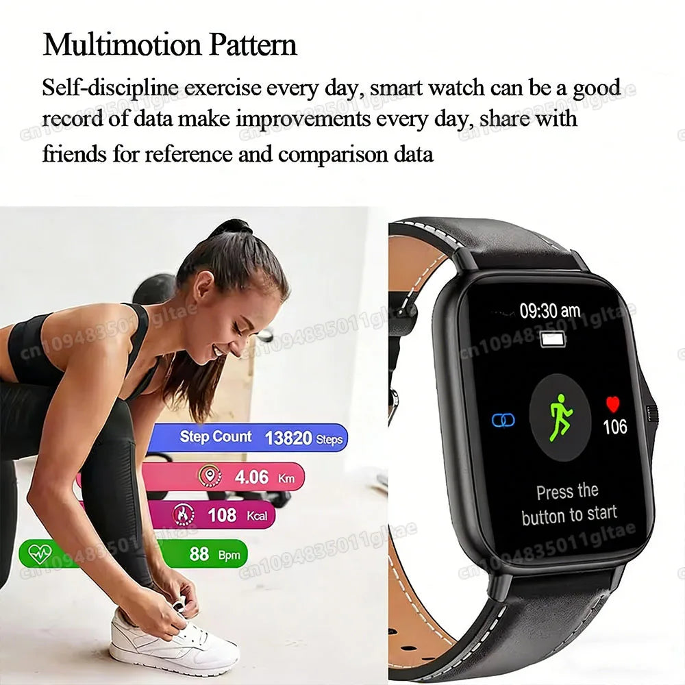 2026 Smart Watch Android IOS Phone 1.83 Inch Color Screen Bluetooth Answer Call Fitness Watches Tracker Smartwatch Women Men New