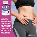 Keto Supplement, 120 Capsules, Supports Keto Diet, for Men and Women, Weight Management, Energy Support, Appetite Control BareGlow