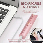 Electric Eyebrow Trimmer Mini Eye Brow Epilator Facial Lipstick Shape Hair Removal Portable Women Painless Razor Shaver Tool BareGlow