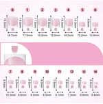 60PCS/box High Quality Nail Art Tips Toe Press On Nails White Black Pink Blue French Tips False Nails Tip Fake Nails Short BareGlow