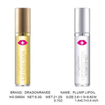 Lip Plumping Oil Moisturizes, Hydrates, and Adds Color as a Base for Lip Care. Glass Lip, Pouty Lips, Glossy Mirror-Like, Gentle, Colorless Lip Oil BareGlow