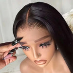 40 42 Inch 613 Blond Straight Human Hair Wigs 13x4 13x6 HD Lace Frontal Wigs Remy Honey Blond Bone Straight Lace Front Wig BareGlow