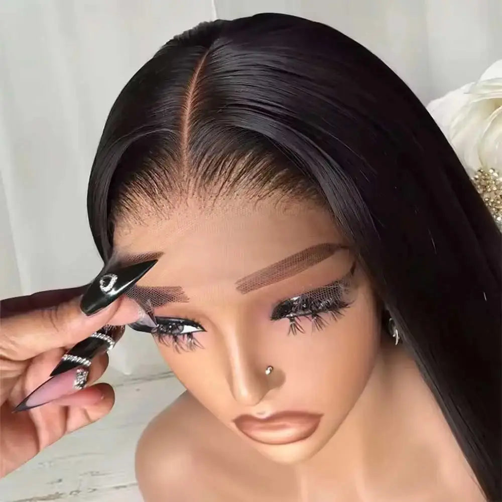 40 42 Inch 613 Blond Straight Human Hair Wigs 13x4 13x6 HD Lace Frontal Wigs Remy Honey Blond Bone Straight Lace Front Wig BareGlow