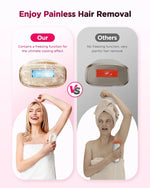 990000 Flash Laser Epilator IPL Hair Removal For Men and Women Body Bikini Facial  Permanant Painless IPL Hair Remover Machine BareGlow