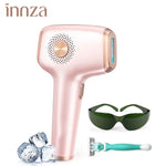 INNZA Hair Removal with Ice Cooling Care Function for Women Permanent,999,999 Flashes Painless IPL Hair Remover Device BareGlow