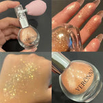 Highlighter Powder Spray Longwear sparkle fairy powder High Gloss Glitter Spray Body Bronzer For Face Body Makeup Cosmetics BareGlow