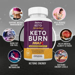 Fat Burning Weight Loss Keto Capsules - Metabolism, Healthy Weight Management, Appetite Suppression, Energy, Muscle Mass BareGlow