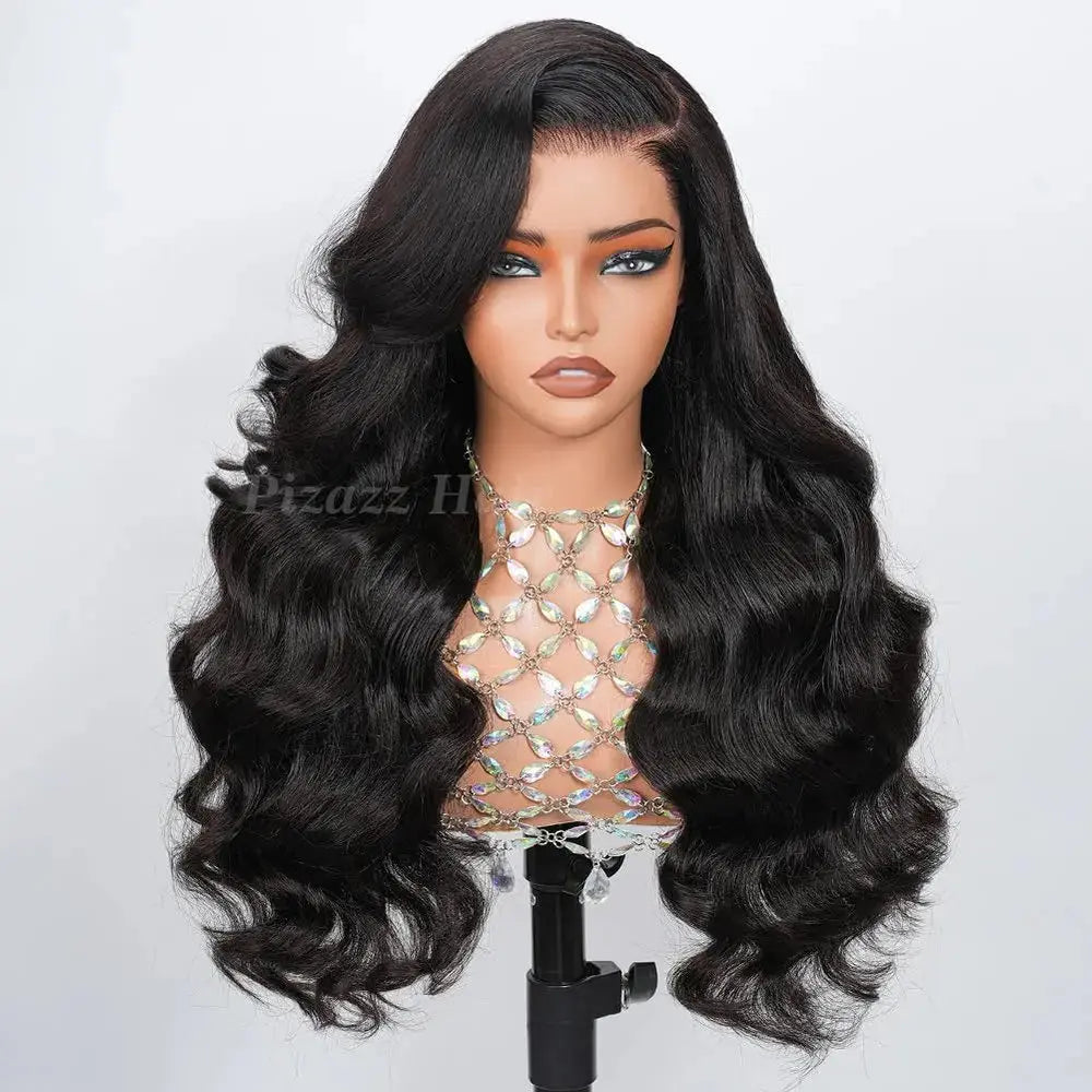 Bob Wig Human Hair 13x4 Frontal Lace Wig Body Wave HD Lace Front Wigs Human Hair Pre Plucked 99J,4/27 and natural Wigs for Women BareGlow