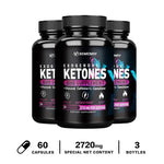 Keto BHB Exogenous Ketone - Supports Healthy Eating, Weight Management Supplement, Boosts Metabolism BareGlow