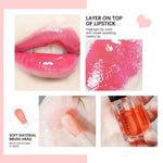 Moisturizing Lip Balm Original Lip Oil Gloss Care of the Lips Benetitnt for Lips Plumping Exfoliating Pink Plumping Gloss Oil BareGlow