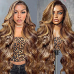 Highlight Wigs Colored Straight Lace Front Human Hair Wigs For Women Honey Blonde Straight 13x4 Hd Lace Frontal Wigs Human Hair BareGlow