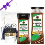 DR.DAVEY Licorice Skin Care3SetLicorice Body Lotion+Body Oil+Arbutin soapFour Seasons Skin Care Set Gift Hydrating Moisturizing BareGlow