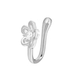Fashion Gold Color Dragon Butterfly Fake Nose Ring for Women Africa Copper Helix U Shape Faux Aro Nariz Piercing BareGlow