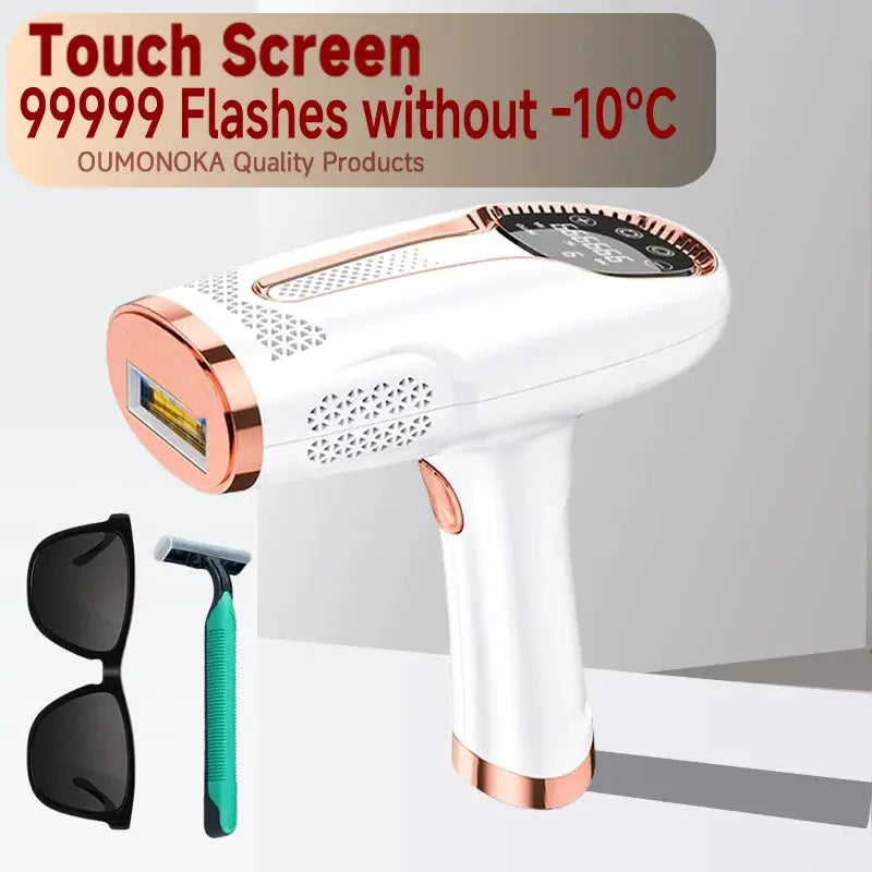 Permanent Laser Hair Removal Bikini Women's IPL Depilators Shaver Facial Hair Cutting Machine Men's Razo to Remove Hair Trimmer BareGlow