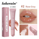 Lakerain 10ml Lip Balm Gel Texture Long Lasting Moisturizing Restore Replenish Non-Sticky Fragrance-Free Tinted Lip Serum Makeup BareGlow