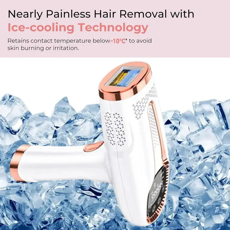 Permanent Laser Hair Removal Bikini Women's IPL Depilators Shaver Facial Hair Cutting Machine Men's Razo to Remove Hair Trimmer BareGlow