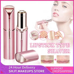 Electric Eyebrow Trimmer Mini Eye Brow Epilator Facial Lipstick Shape Hair Removal Portable Women Painless Razor Shaver Tool BareGlow
