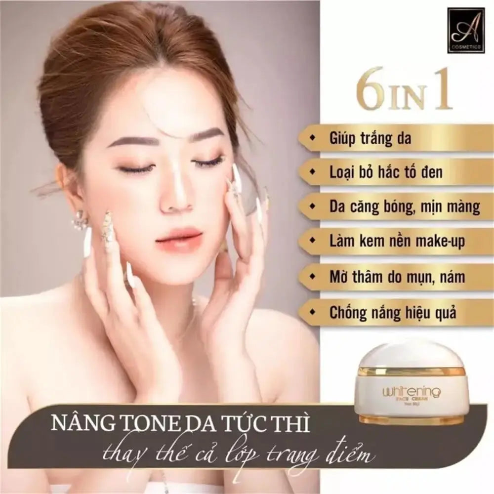 Kem Dưỡng Trắng Da Face Pháp A Cosmetic 20g Mẫu Mới, Brighten Skin, Hydrate & Nourish, Whitening Facial Care BareGlow