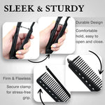 4/5Pcs Set Hair Brush Set Hairdressing Spray Bottle Hair Folding V Type Hair Straightener Teasing Edge Control Hair Brush BareGlow
