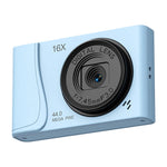 4K Digital Camera  24 Million Pixels Video Camcorder 16x Zoom Compact Cameras Auto Focus for Kids Adult Beginners Photograph BareGlow