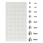 58pcs Non Piercing Lip Nails Sticker Selfadhesive Waterproof Reusable Fake Lip Nail Eyebrow Nose Ring Body Belly Button Jewelry BareGlow