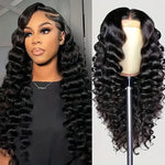 Glueless Burmese Curly Human Hair Wig Ready to Wear 13x4 Deep Wave Curly Lace Front Human Hair Wigs For Woman on Clearance Sale BareGlow