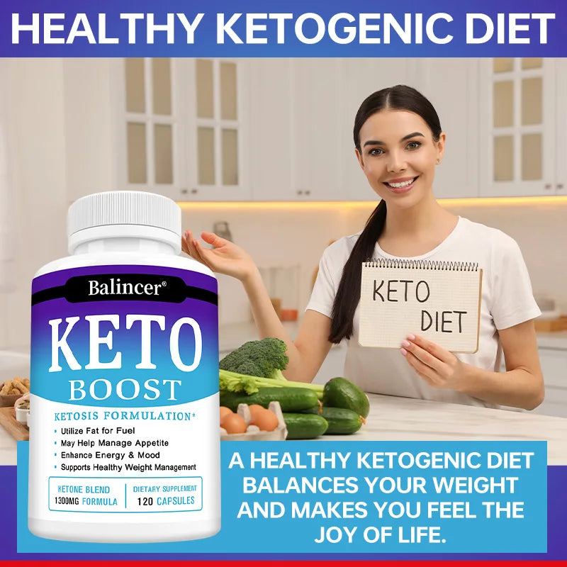 Weight Loss Organic Keto Detox Capsules Flat Belly Deep Cleansing Provides Energy Fat Burning Appetite Suppressant Supplements BareGlow