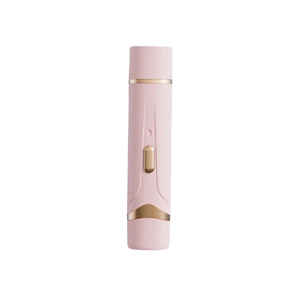 2in1 Electric Razor for Women Painless Hair Removal Rechargeable Body Trimmer Underarm Mustache Epilator Shaver BareGlow