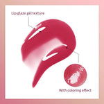 Lakerain 10ml Lip Balm Gel Texture Long Lasting Moisturizing Restore Replenish Non-Sticky Fragrance-Free Tinted Lip Serum Makeup BareGlow