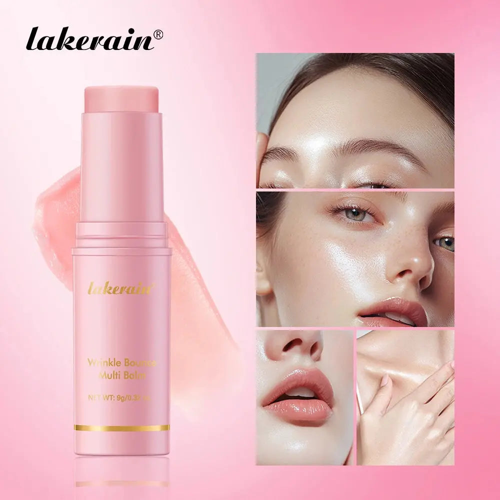 Korean Pink Hydrating Stick Extract Deep Hydrating Facial Skin Multi-functional Pink Balm Stick Skin Care Makeup Base Products BareGlow