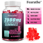 Creatine Monohydrate Gummies - Boost Energy, Build Muscle Mass, and Improve Athletic Performance, Supports Mood Health BareGlow