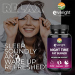 Night Fat Burner - Boost Metabolism, Improve Sleep & Curb Cravings for Effective Weight Loss (Men & Women) BareGlow