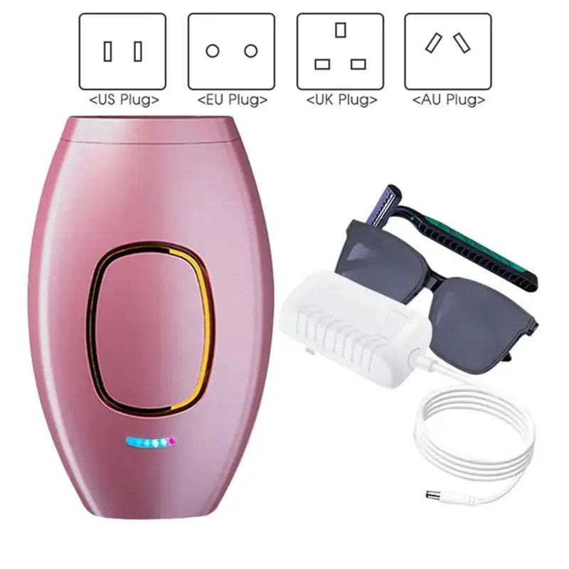 HOMEFISH Body Bikini IPL 500,000 Flash Depilator Pulses Permanent Laser Epilator Painless For Women Hair Removal Home Use BareGlow