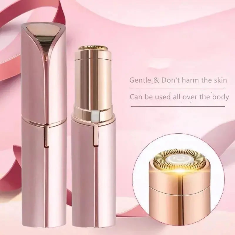 Electric Eyebrow Trimmer Mini Eye Brow Epilator Facial Lipstick Shape Hair Removal Portable Women Painless Razor Shaver Tool BareGlow